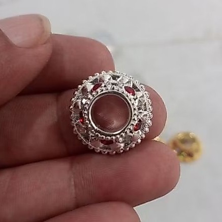 Mendak Keris Model Jogja Alusan Lapis Perak