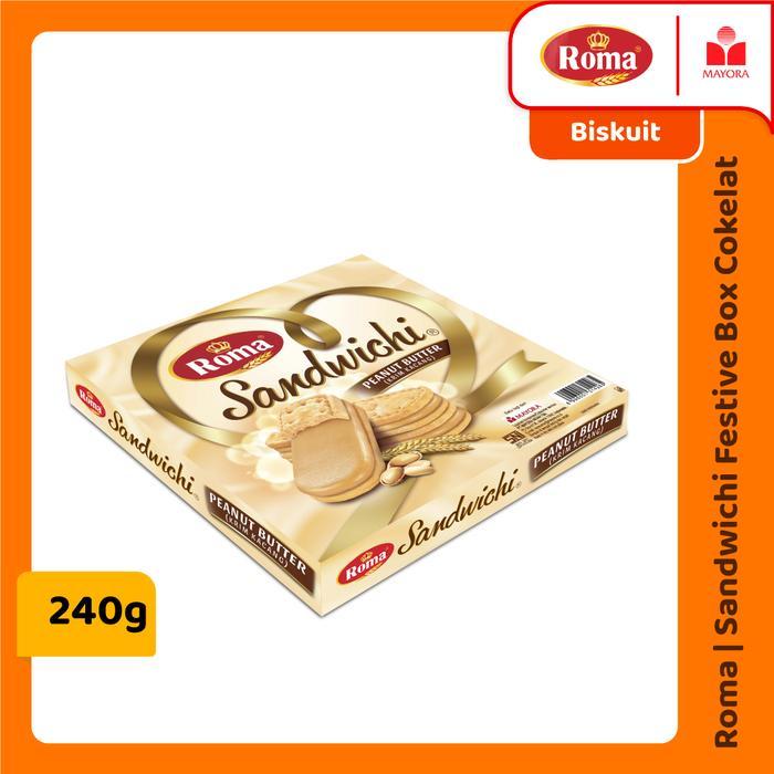 Biskuit Roma Sandwichi Peanut Festive Box