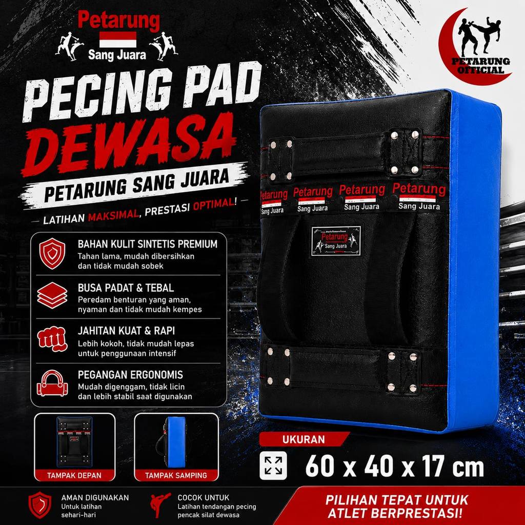 Pecing pad silat dewasa,samsak silat bergaransi petarung sang juara - pecing pencak silat