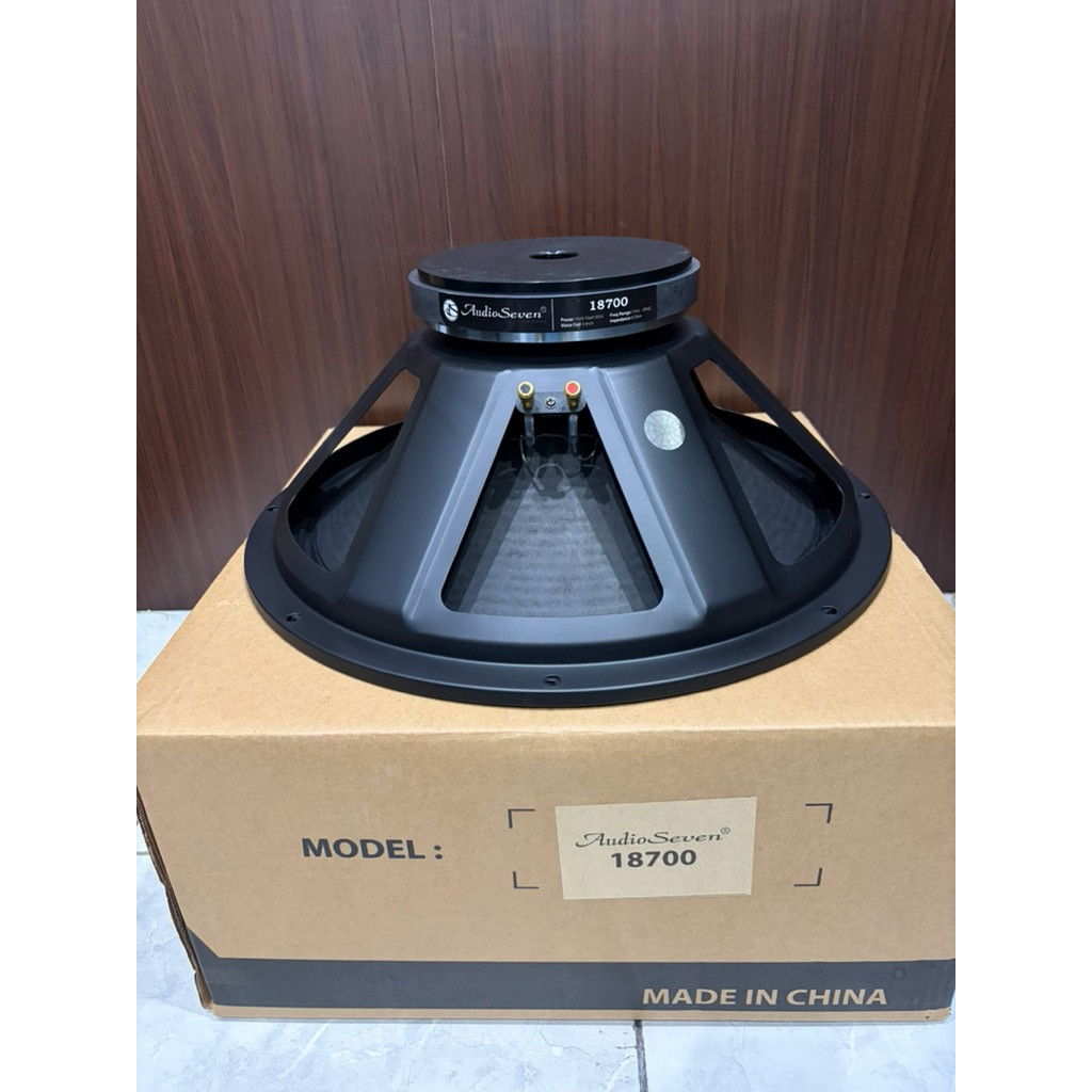 Speaker Audio seven 18” AS 18700 speaker component komponen audioseven AS18700 18h 18   18 coil 3h c
