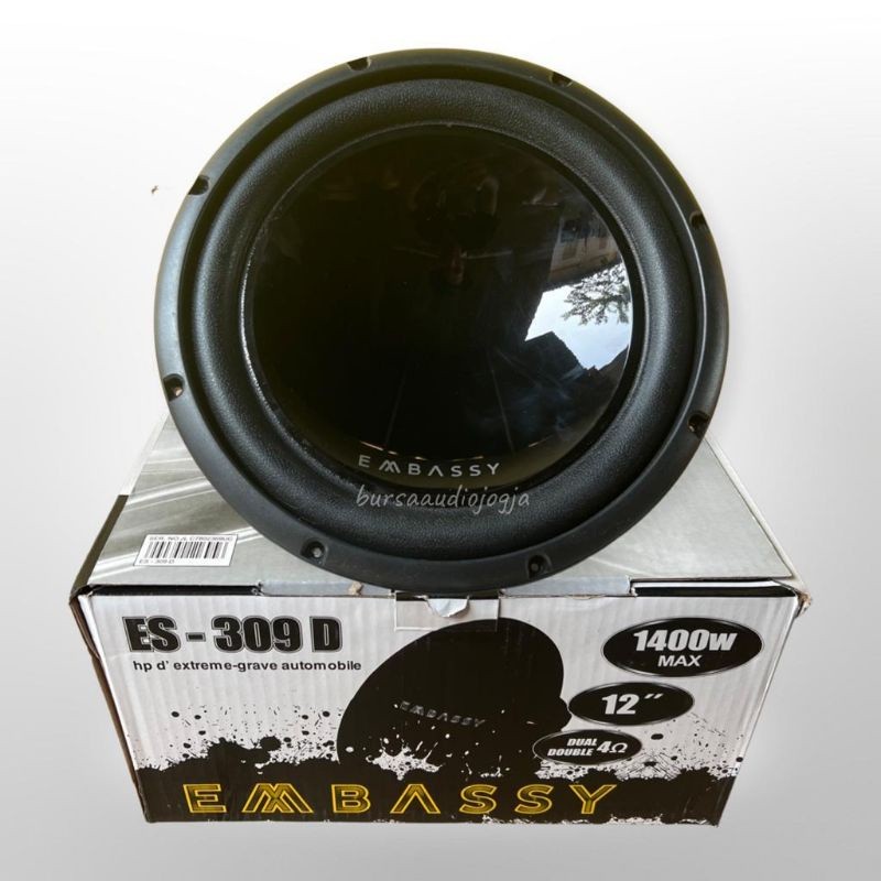 Subwoofer Embassy nchES 309D / ES 309 D Magnet besar