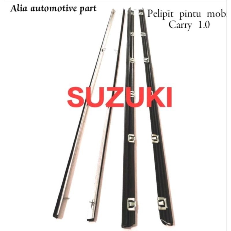 NIWASUMA Pelipit pintu kaca mobil Suzuki Carry 1.0/Carry Extra Full set