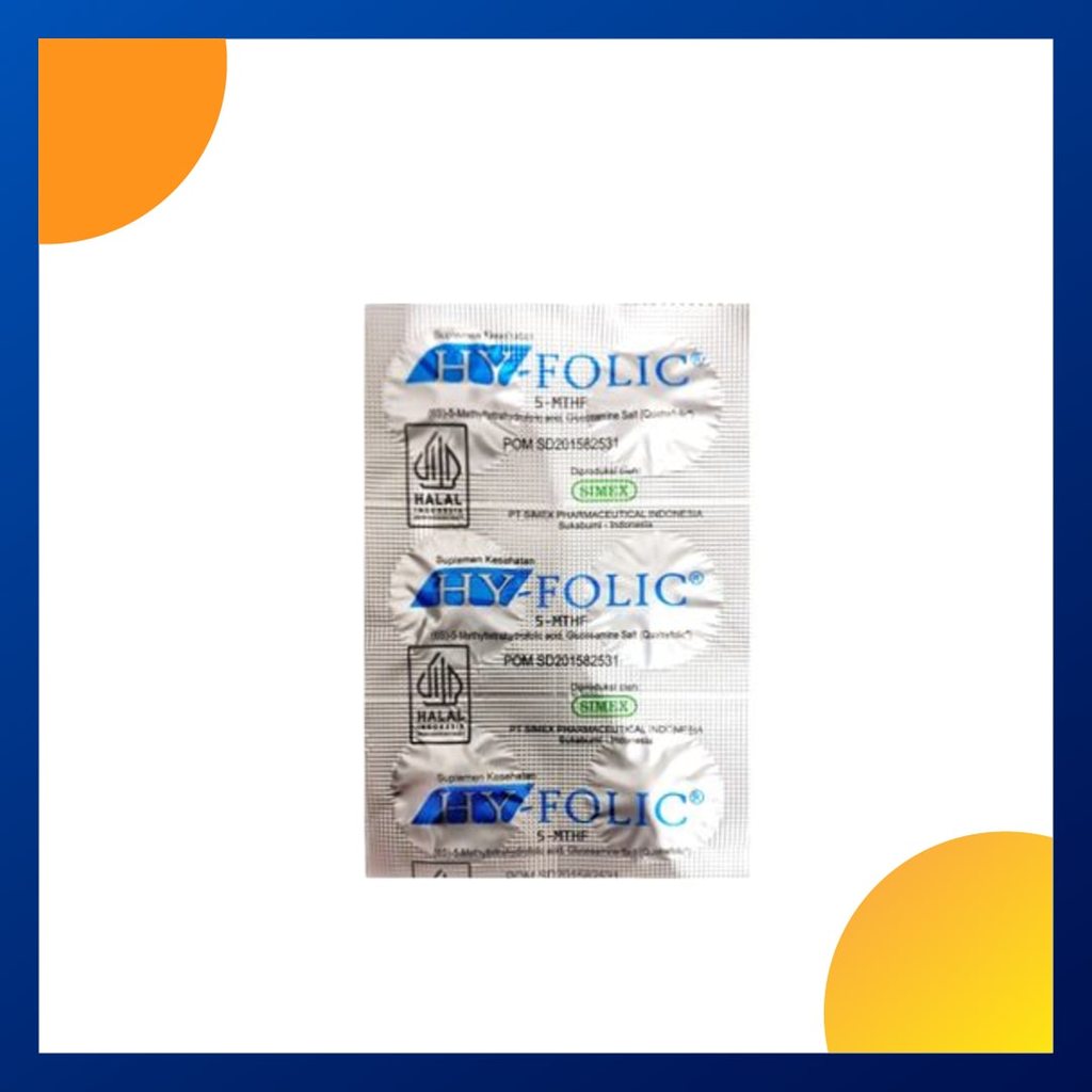 Hy-Folic 5-Mthf Strip 6 Tablet
