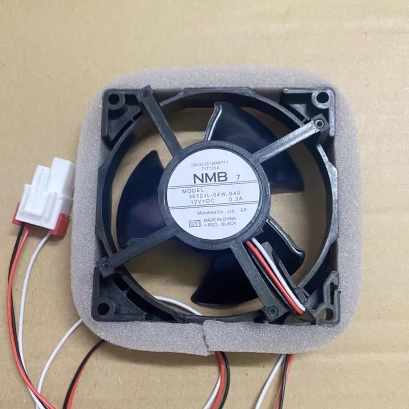 For Samsung Refrigerator Fan NMB-MAT MODEL 3612JL-04W-S49 12V 0.3A 9.2cm