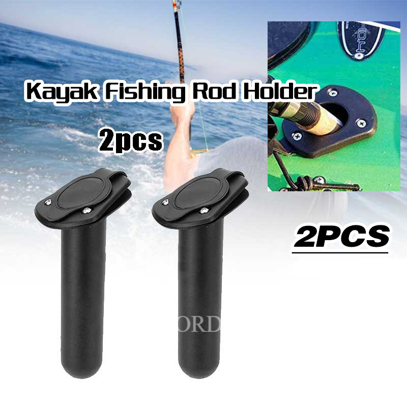 Universal Fishing Rod Holder Boat Tertanam Plastik Dudukan Joran Pancing Kayak Perahu Tanam Stand Ti