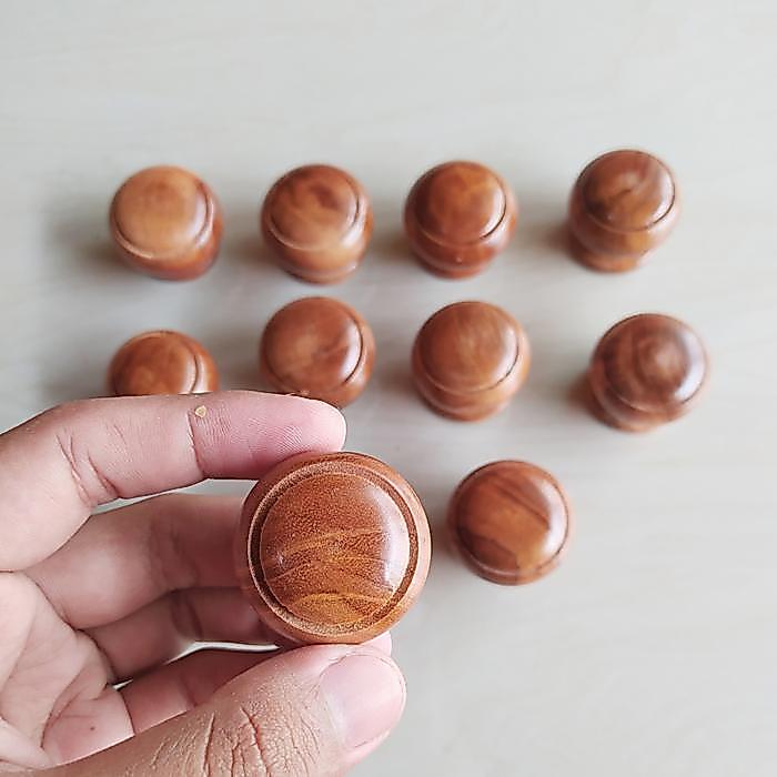 TERLENGKAP Knop kayu jati / pegangan kayu / tarikan laci , Tarikan lemari Loker