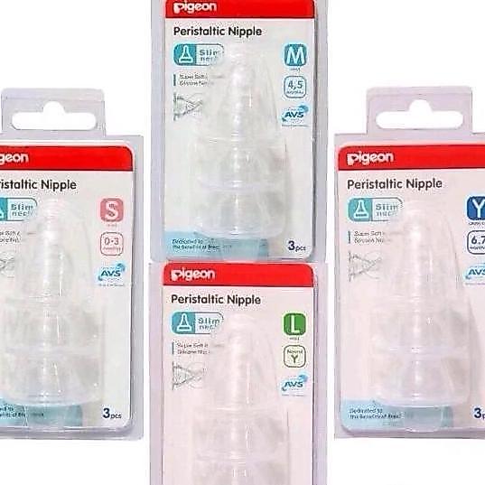 Pigeon Peristaltic Nipple Standard Neck isi 3 Nipple