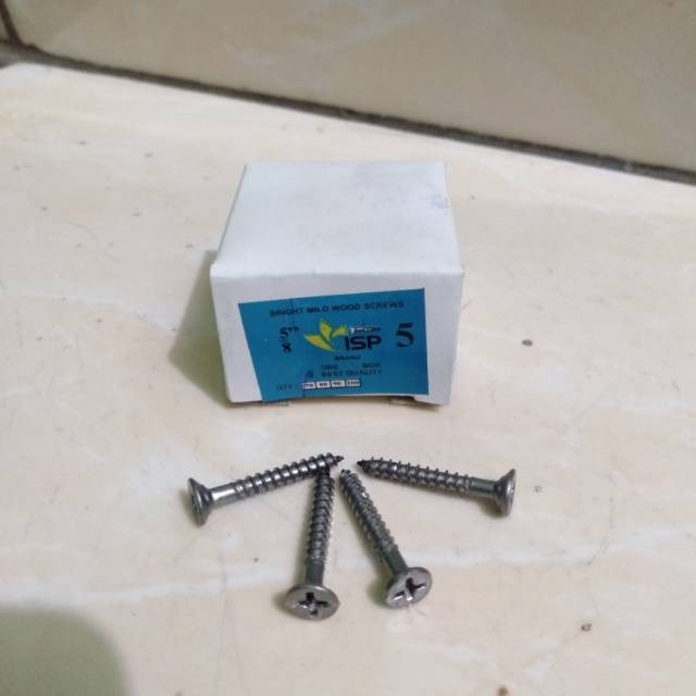 Skrup kayu 5/8 baut kunci laci sekrup 5/8 x 5