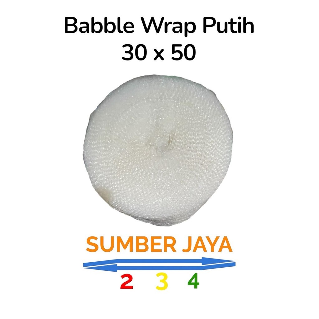 

Bubble Wrap Roll 30 x 50m PUTIH / Plastik Bubble Packing Bening TERMURAH Babel buble rap