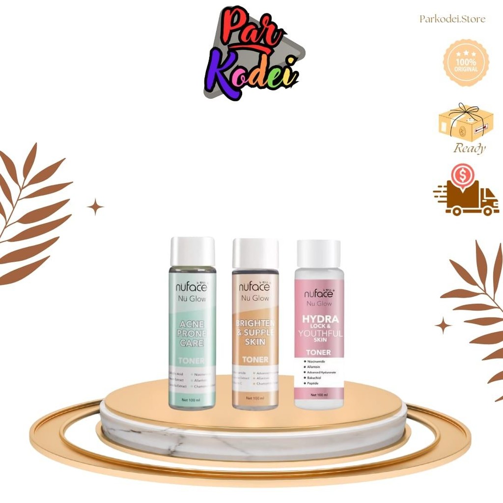 NuFace Nu Glow Brighten & Supple Skin I NuFace Nu Glow Acne Prone Care I NuFace Nu Glow Hydra Lock &