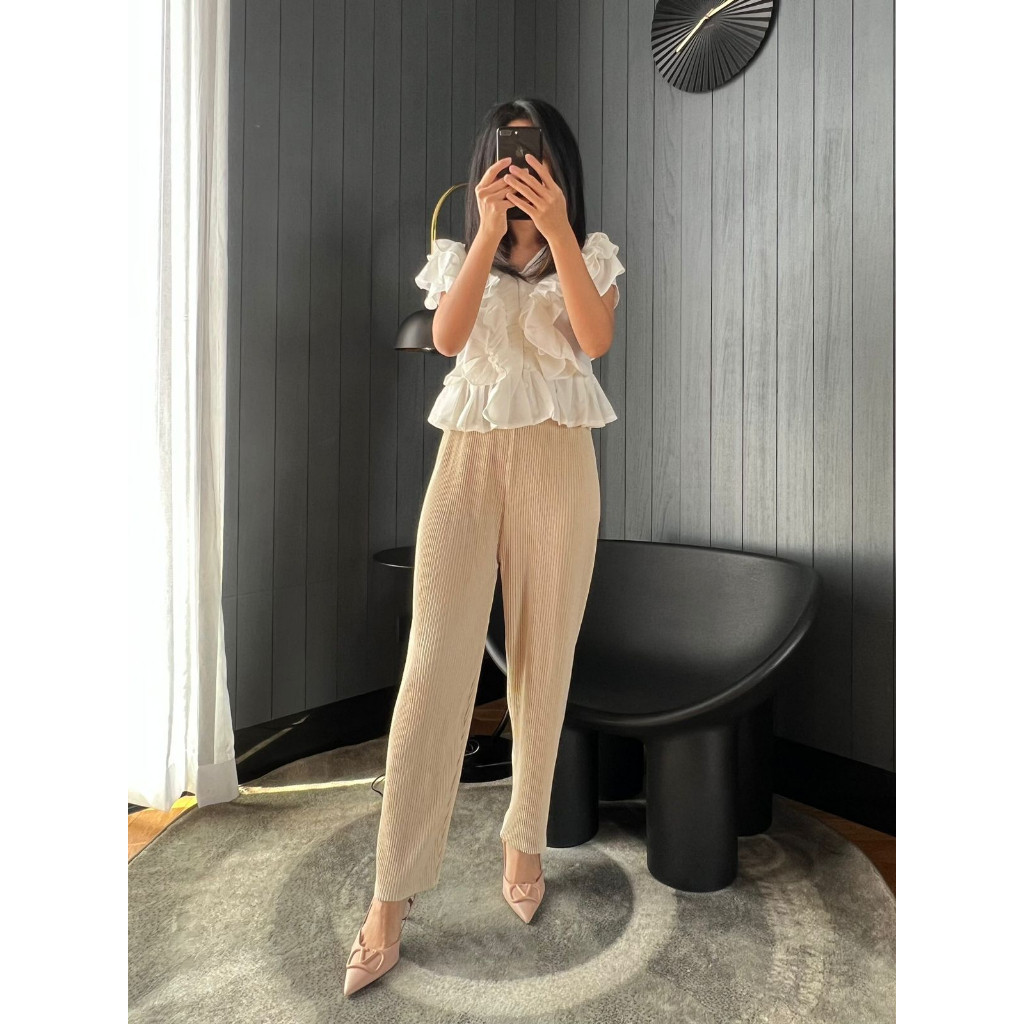 Celana Pencil Plisket Lidi / Celana Plisket / Celana Lidi / Plisket Premium / Celana Premium