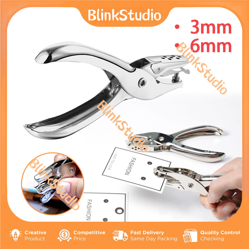 

Pembolong Kertas Hang Tag 1 Lubang Punch One Hole/Perforator Single Hole/Pembolong Kertas Bolongan Kertas