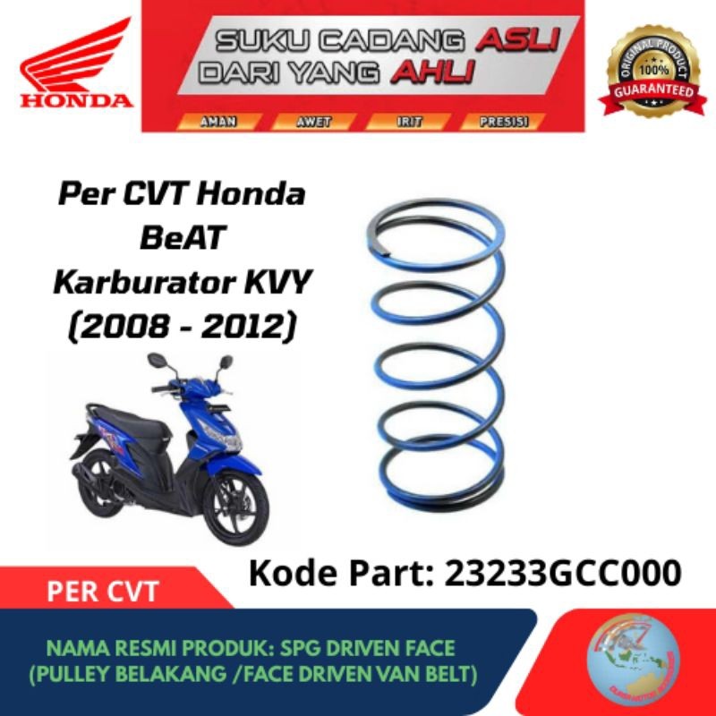 Per CVT Honda BeAT Karburator ORIGINAL (2008 - 2012)