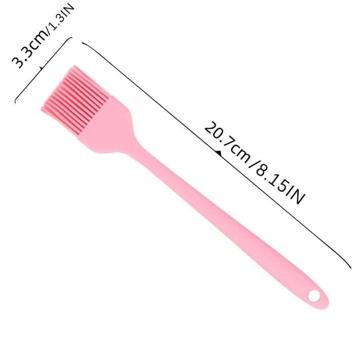 

Oles Minyak / Kuas Silicon Food Grade / Food Brush Silicone Cake Mentega / Kuas Silicon Tahan Panas / Kuas Mentega / Kuas Bbq / Food Brush Kitchenware Silikon Dapur - Pink