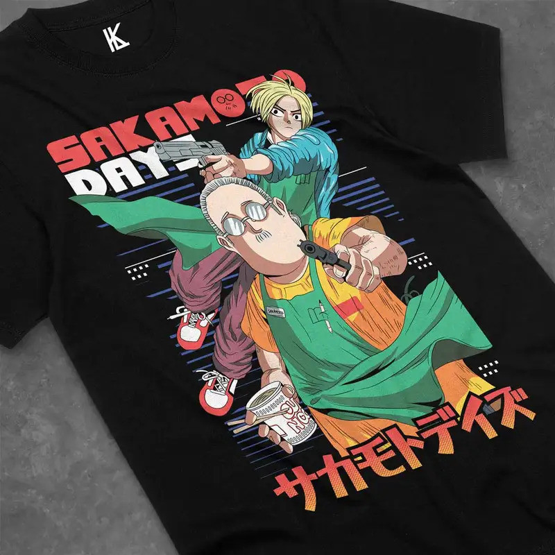 Kaos Anime Sakamoto Days Taro Sakamoto Nagumo Sakamoto Days Semua Ukuran