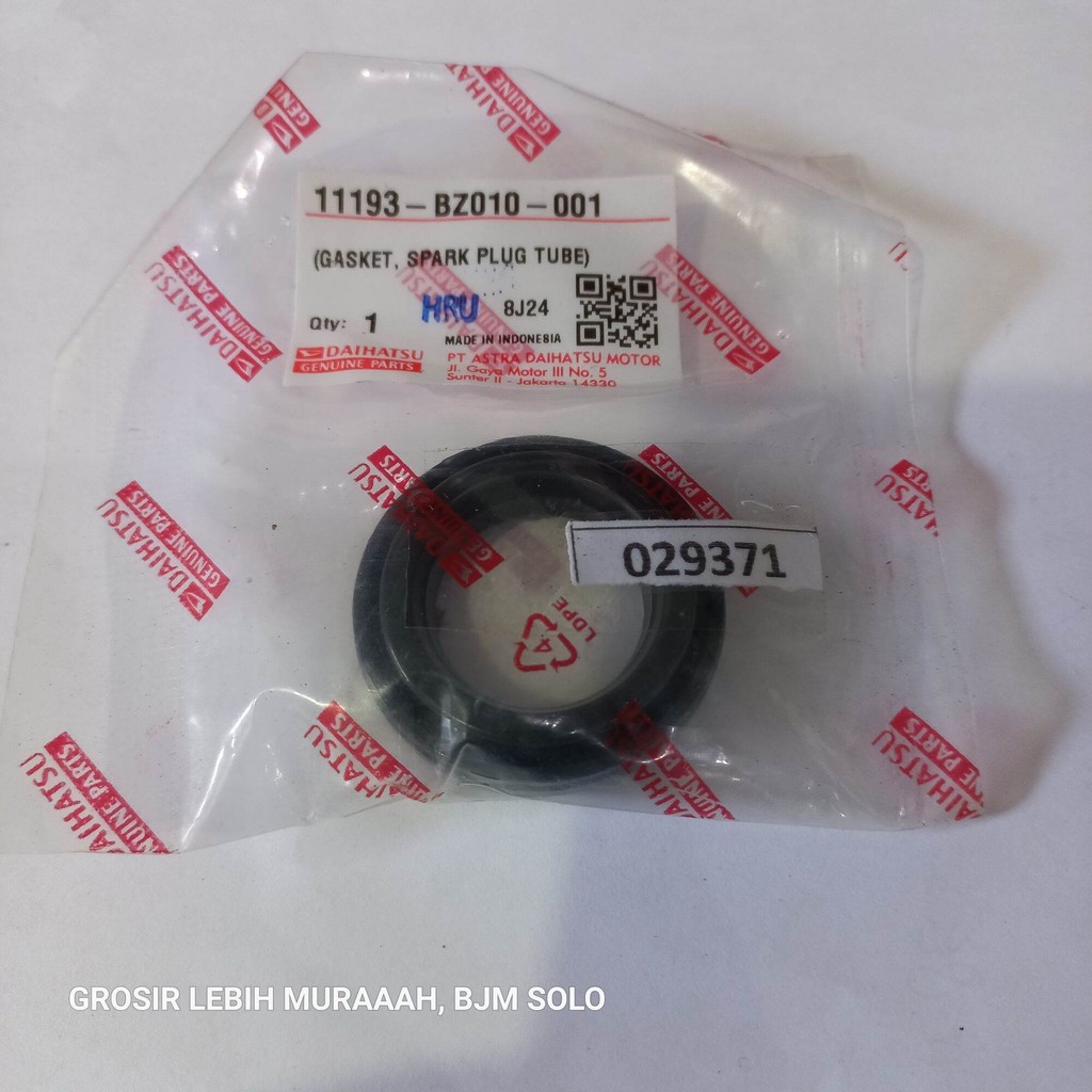 SEAL BUSI MOBIL DUAL VVTI CALYA SIGRA AGYA AYLA 1200CC DUAL VVTI AVANZA XENIA DUAL VVTI PART NO 1119