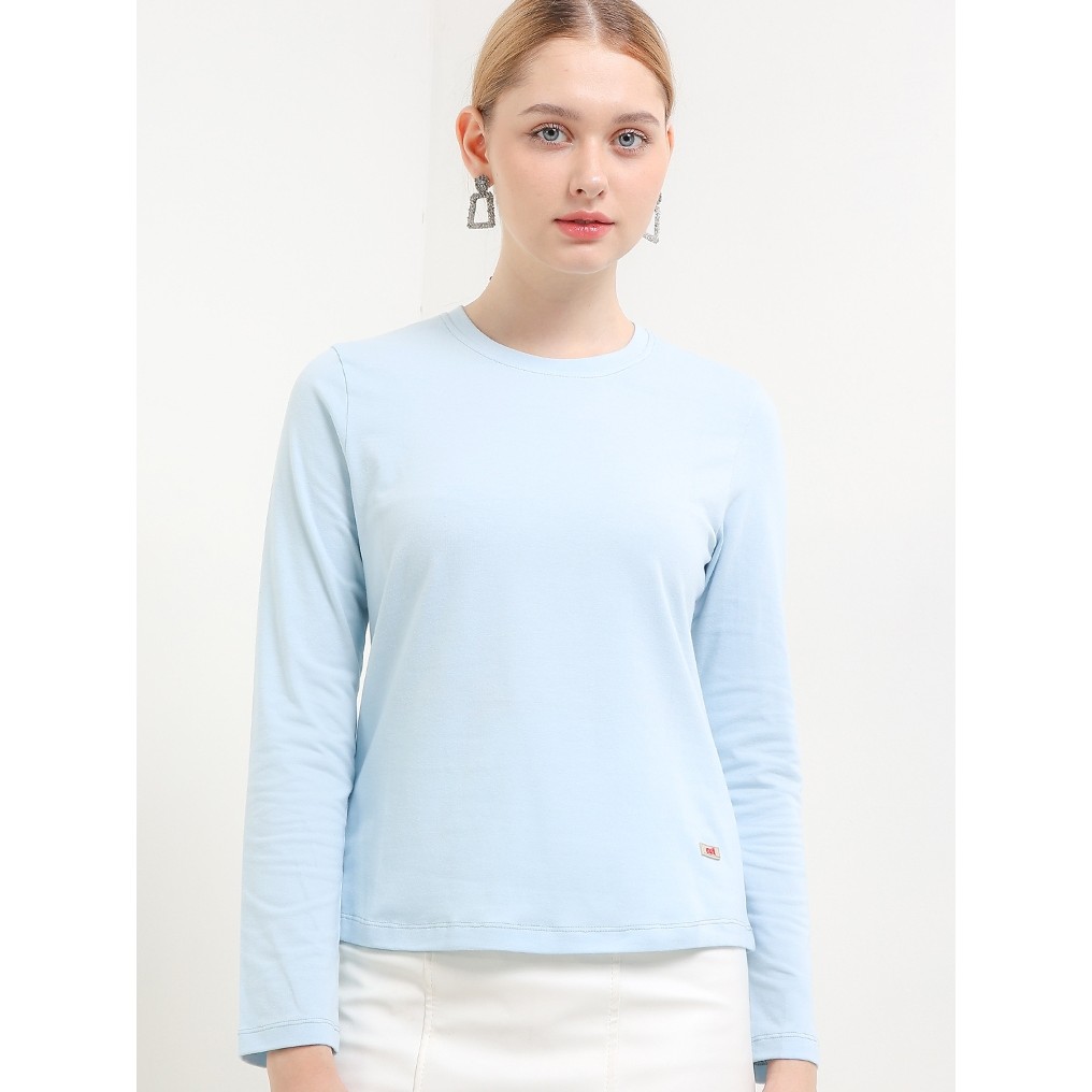 EXIT Clodia Tshirt 112.11461.41 |Kaos Wanita - Atasan Lengan Panjang