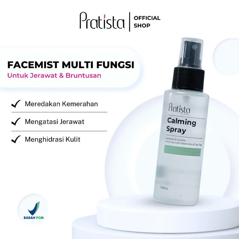 PRATISTA Calming Spray 100 ml Face Mist Penyegar Wajah Pelembab Original