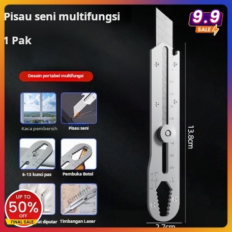 

Pisau serbaguna stainless steel multifungsi pemotong kertas pisau kertas dinding pisau kertas dinding tebal tugas berat pisau dudukan pisau baja tahan lama