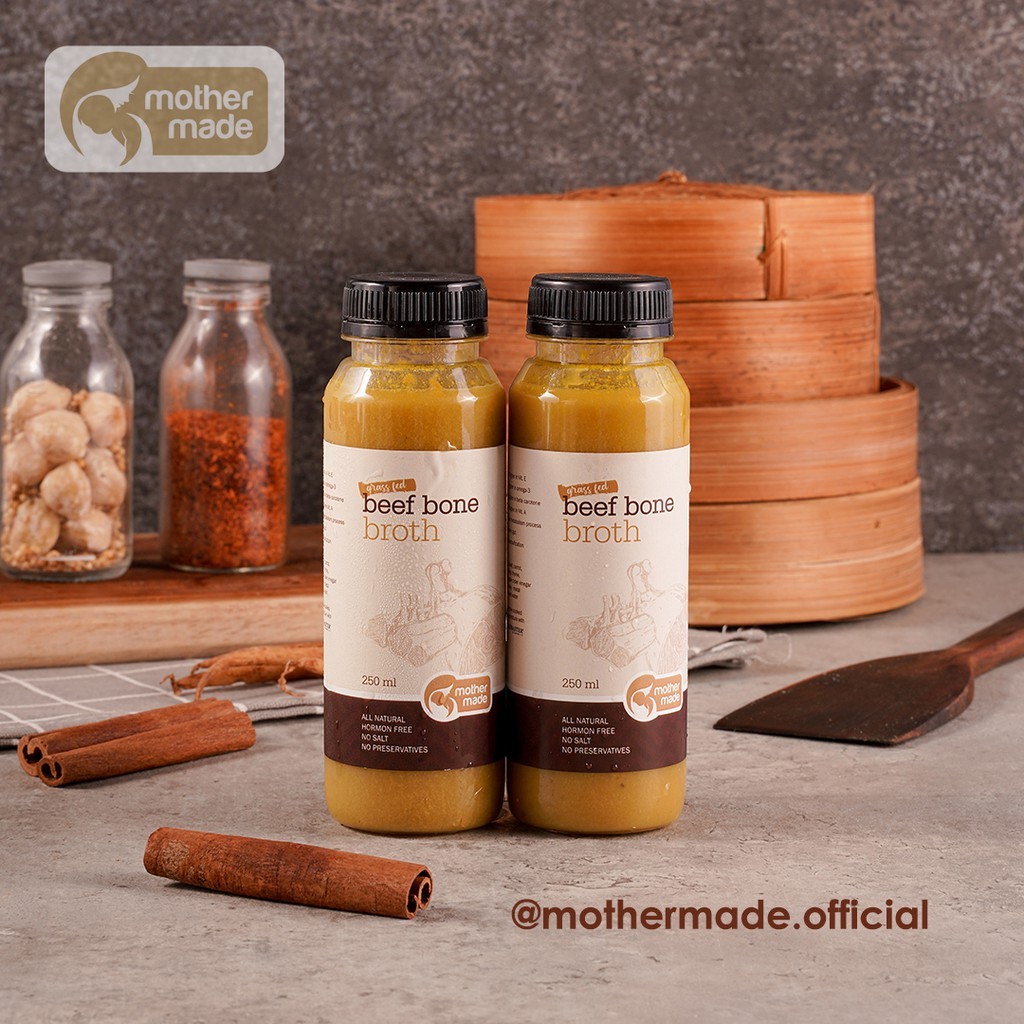 

Grass-Fed Beef Bone Broth - Kaldu Tulang Sapi MPASI (2x250ml)