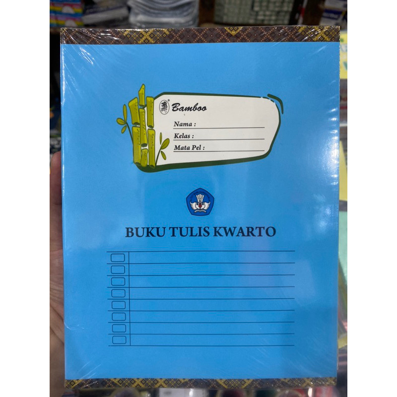 

Buku Tulis Bamboo - Buku Tulis Kwarto 38 Lembar (10pcs/pack)