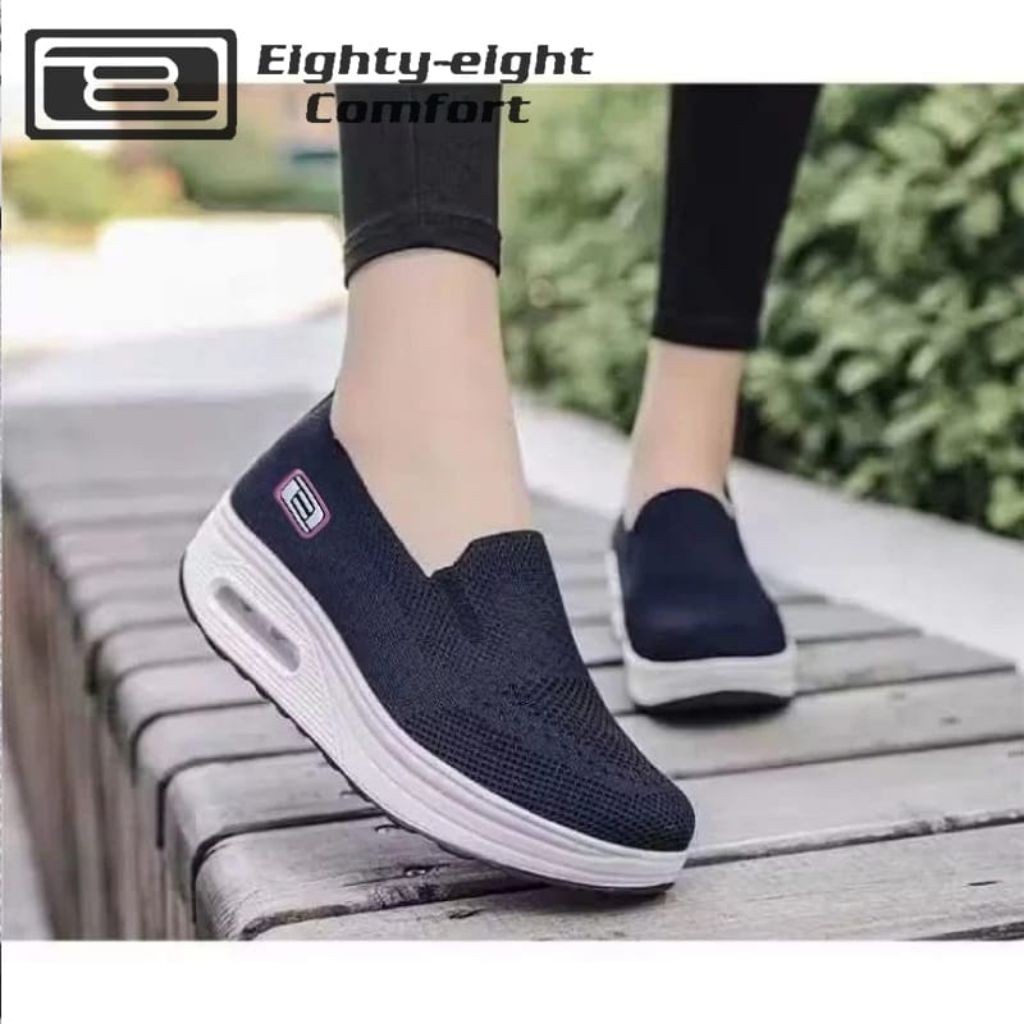 ABRISD Eighty Eight Comfort ,  Sepatu Kets Wanita Import , Sepatu Rajut Wanita Korean Style Terbaru 