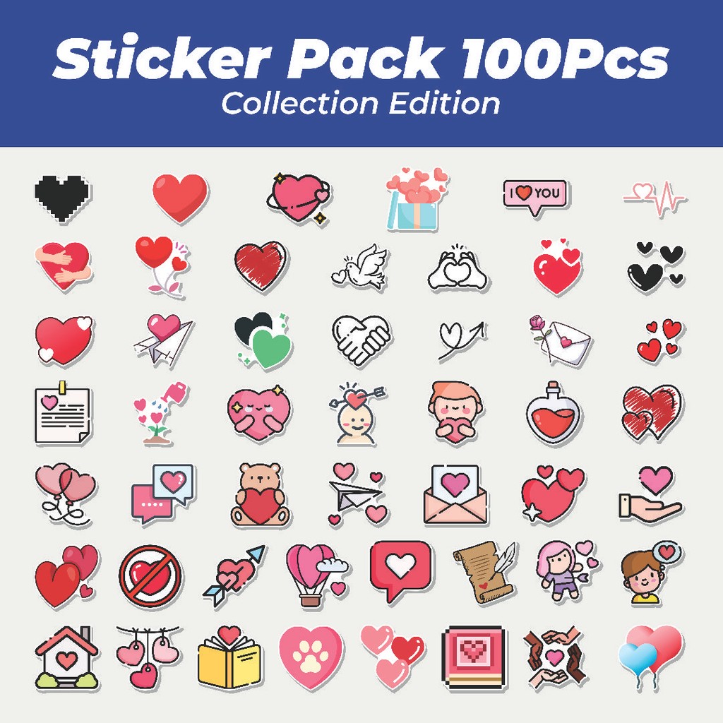 

Hot Stiker Cinta [Love] Lucu Anti Air Stikers Berperekat Waterproof Sticker Decal Buat Motor Helm Buku Journal Koper Casing HP Laptop Botol Minum