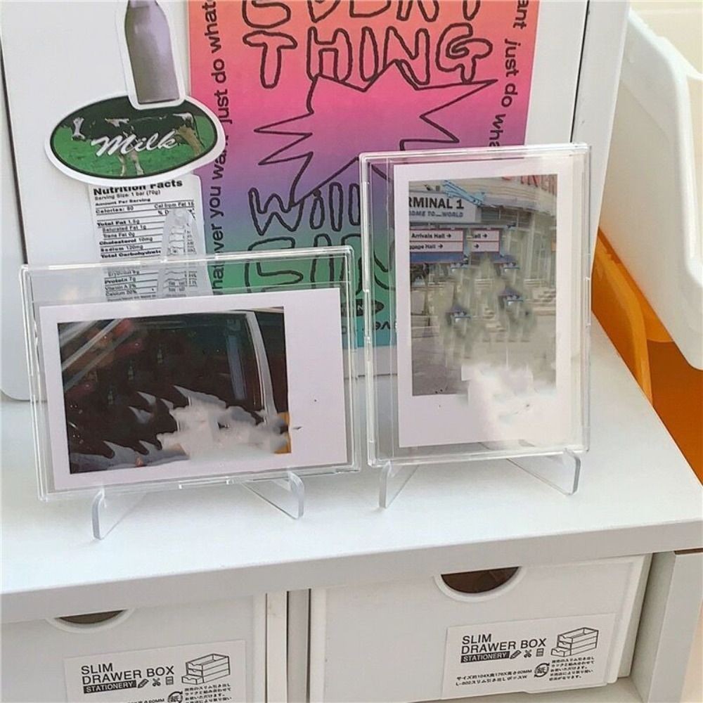 

Card Brick Celebrity Card Protective Cover Card Storage Shell Storage Tool Shell Card Brick Small Transparent Acrylic Card Cover