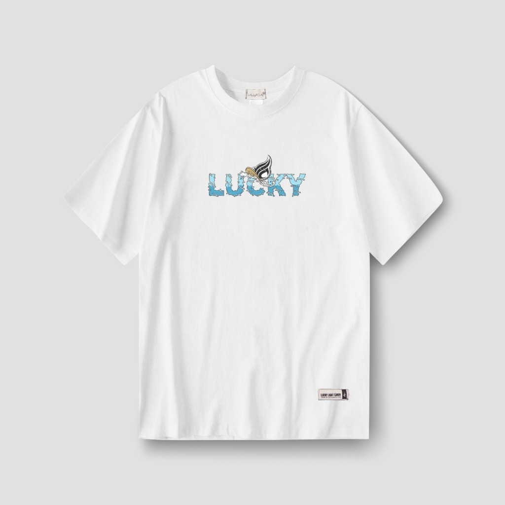 (COD) Lucky Light Candy - Lucky Surf ( White /  T-Shirt)