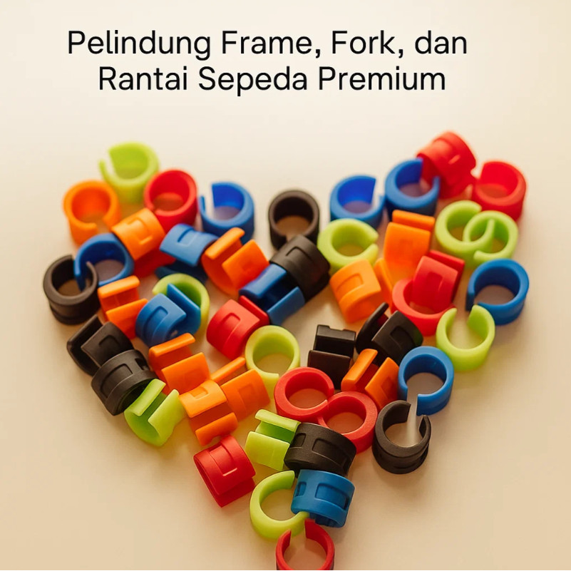 Enlee Pelindung Frame Rantai Fork Chain Protection Guard Sepeda MTB Pushbike