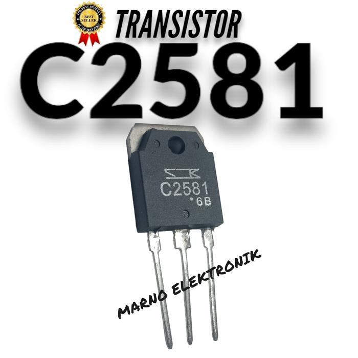 TRANSISTOR TR C2581 C 2581 C-2581 ASLI ORI ORIGINAL Mamu