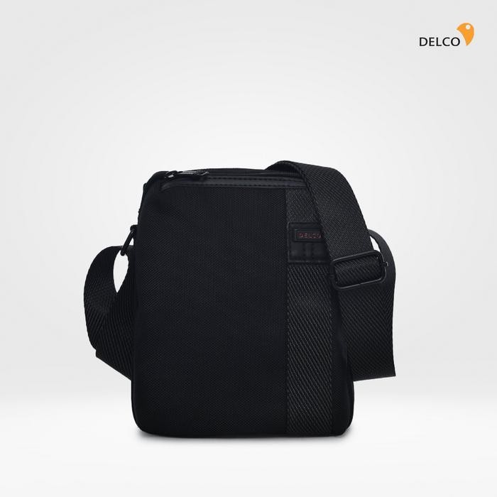 ORIGINAL Tas Pria Delco by Elizabeth Sling Bag 0716-0809 - Black
