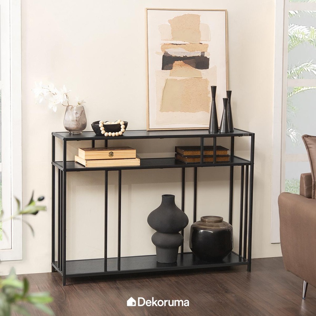 Dekoruma NAITO Meja Konsol / Meja Console / Meja Bufet - Hitam