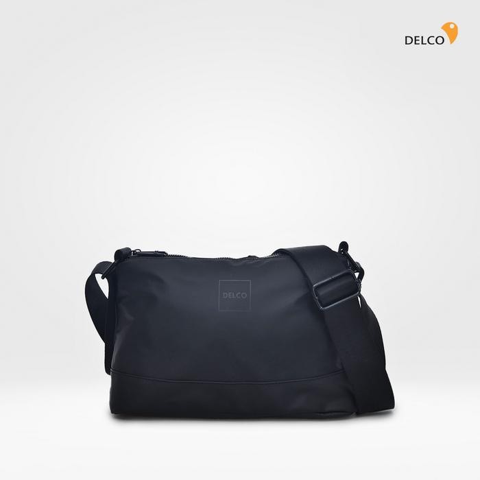 ORIGINAL Tas Pria Delco by Elizabeth Sling Bag 0716-0802 - Black