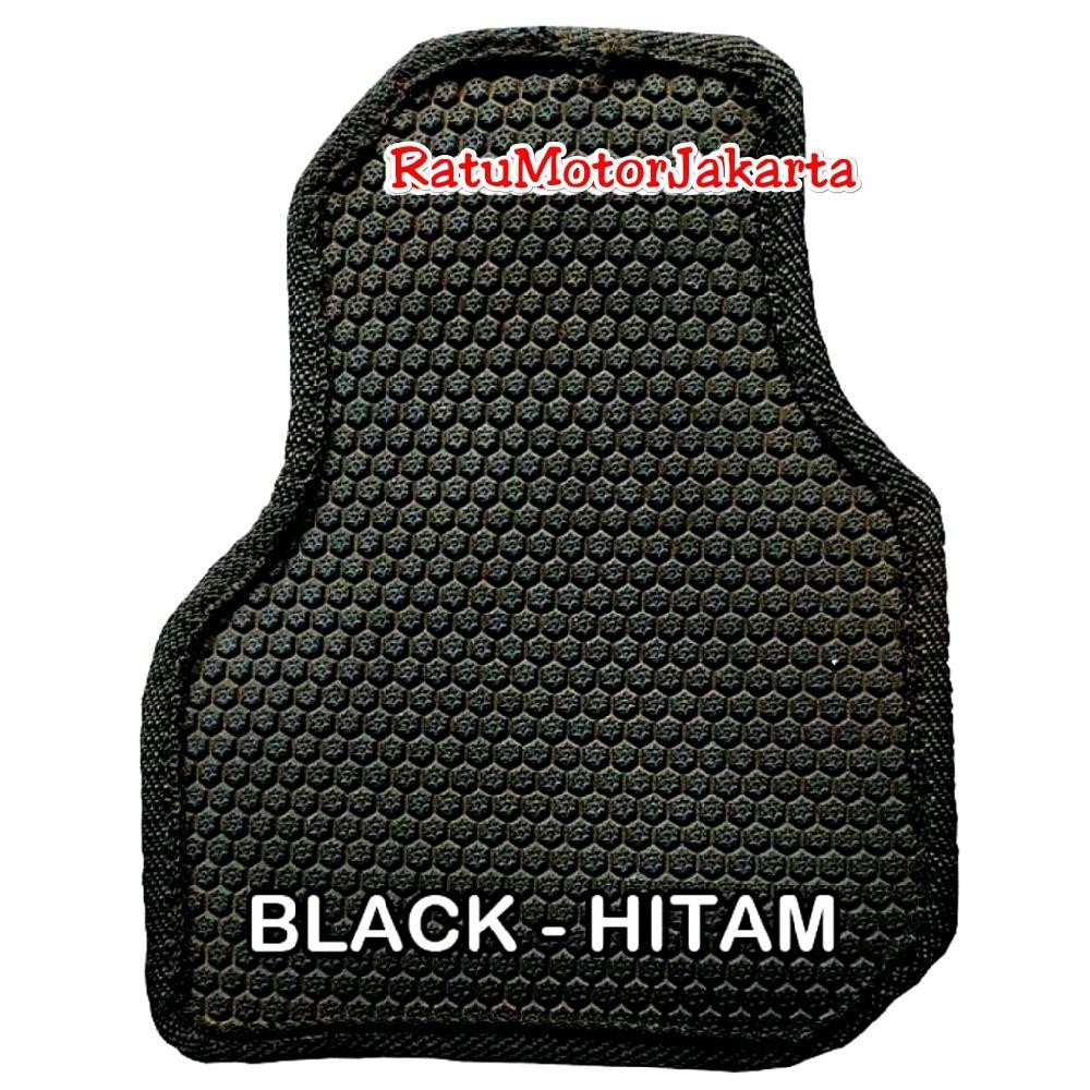 Karpet Karet Tipe ST Toyota HILUX 2012 Double Cabin Full Set - HITAM