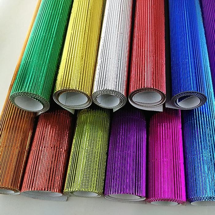 

Metalic Corrugated Paper 35 x 25 cm - REGULAR 35*25cm