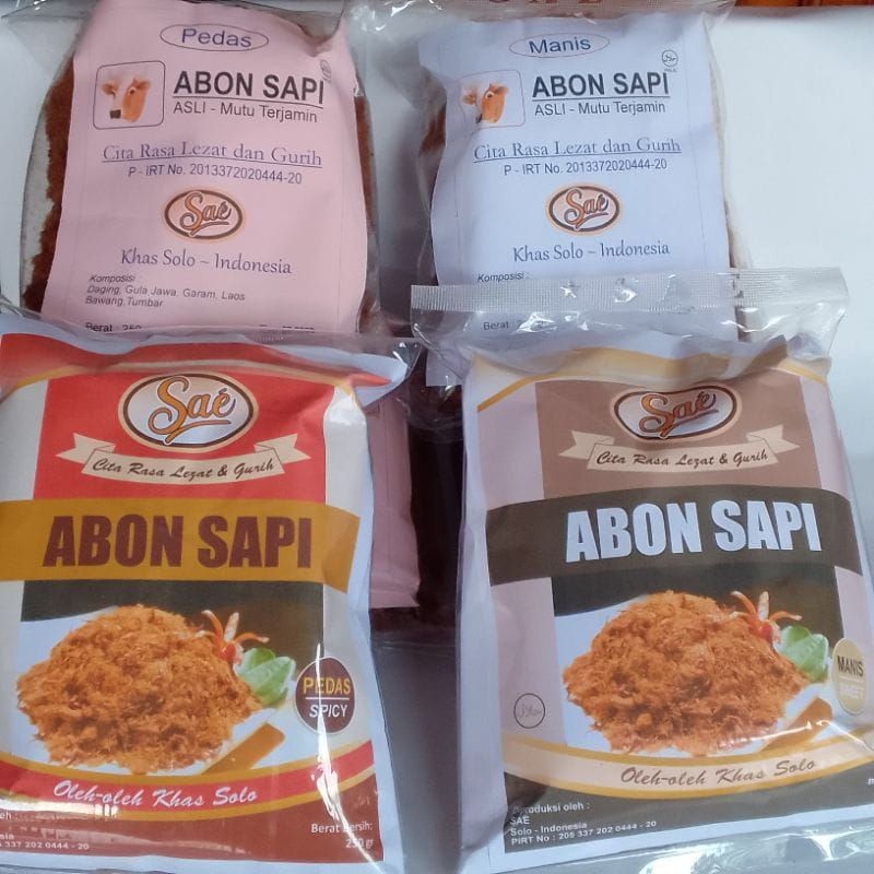 ABON SAPI SAE asli KHAS SOLO 250gr