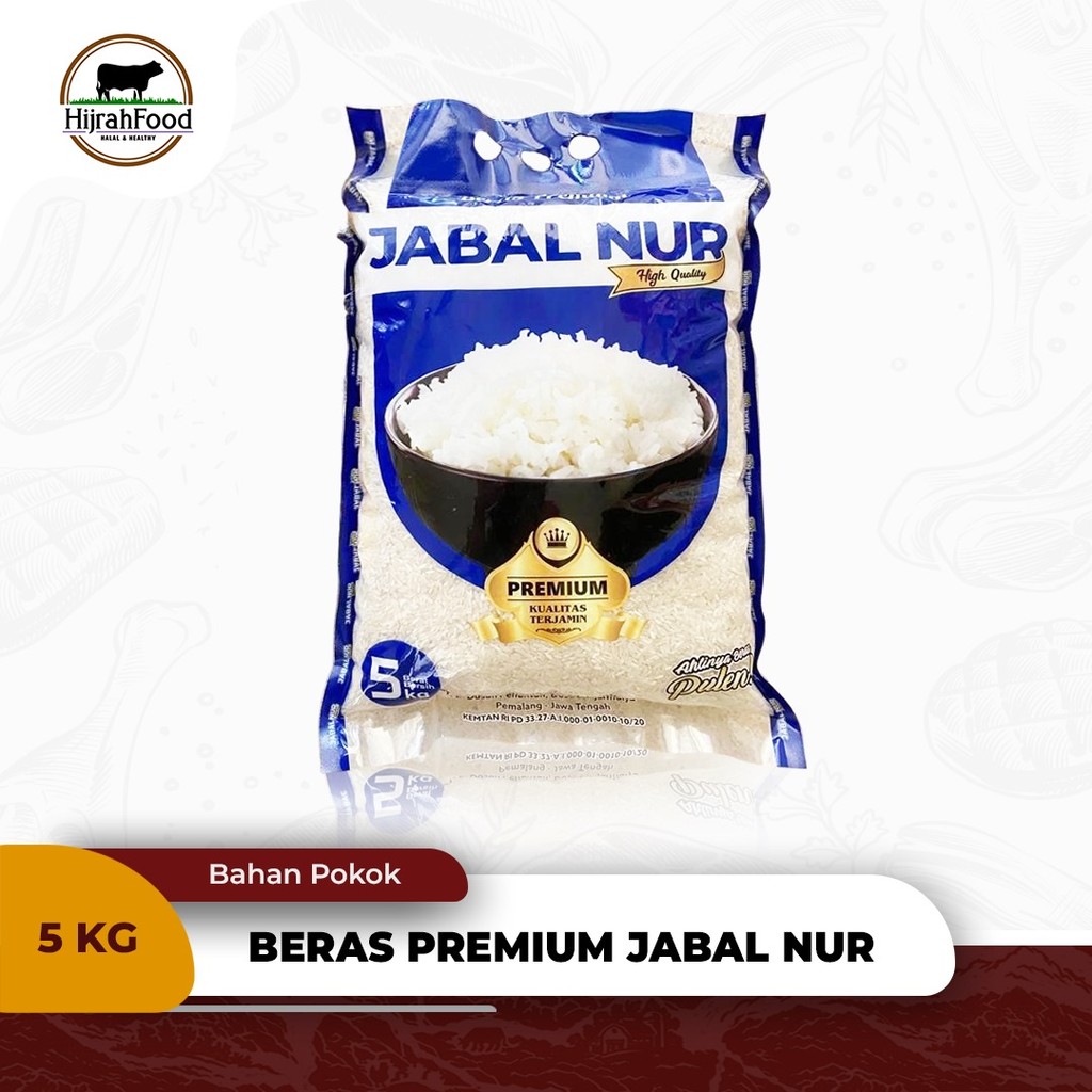 

Jabal Nur Beras Bermutu Premium Pulen Kemasan - 5 kg