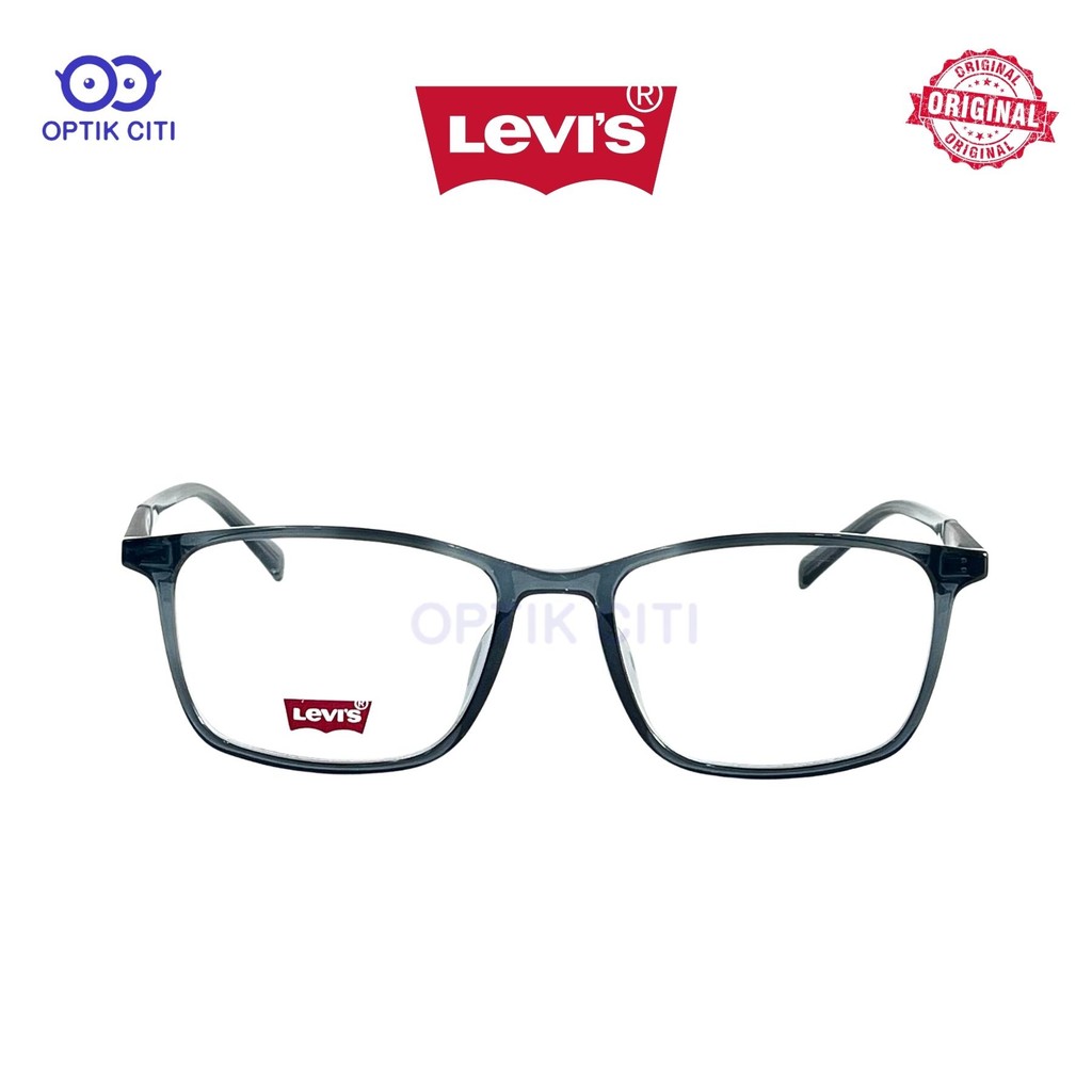 Frame Kacamata Kotak Pria Original Levis 7143 - PJP Blue