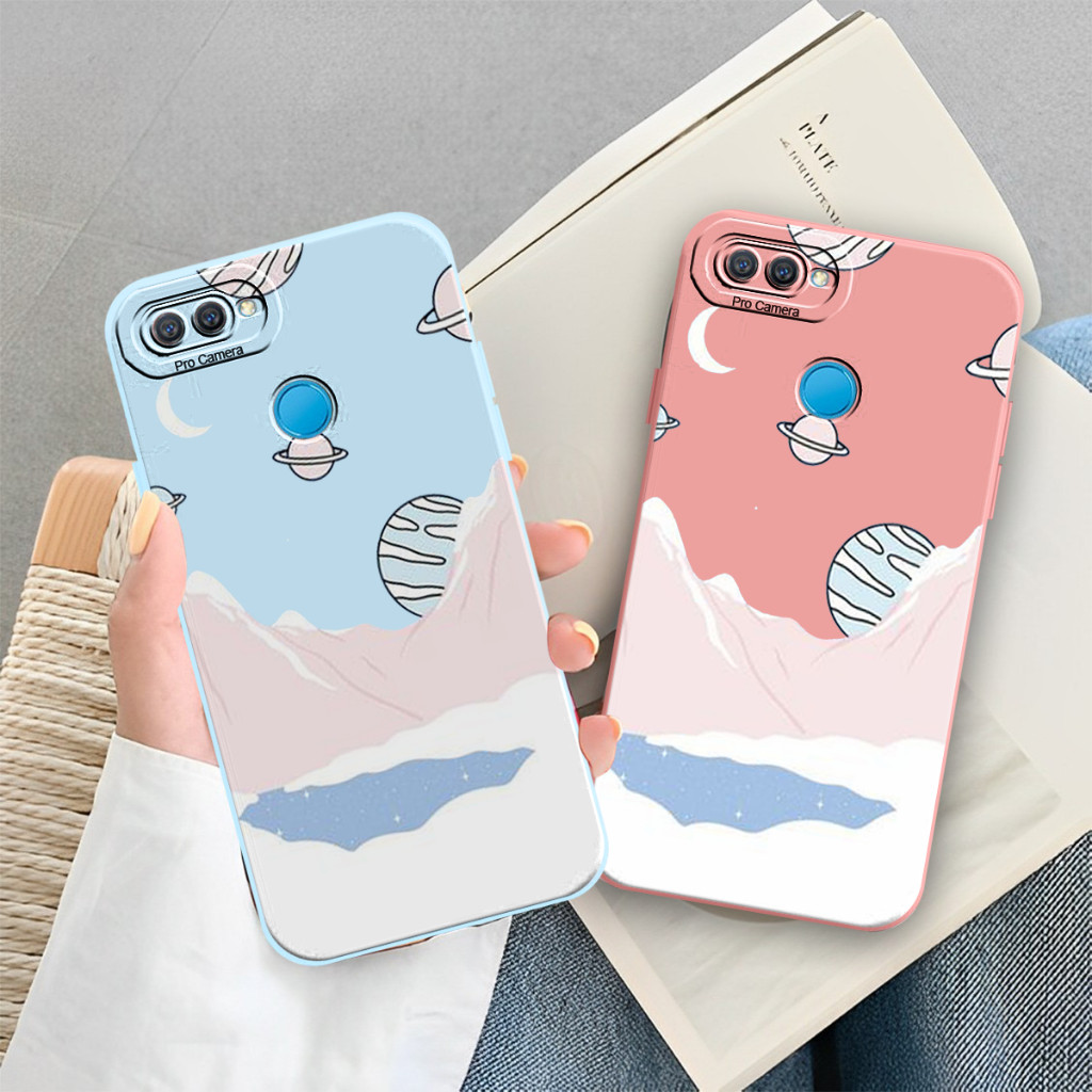 [Ops5] Case Oppo A5S/A12/ A7/A11k/F9/REALME 2 PRO/A3S/A1K/REALME C2 Motif Planet Luar Angkasa - Soft