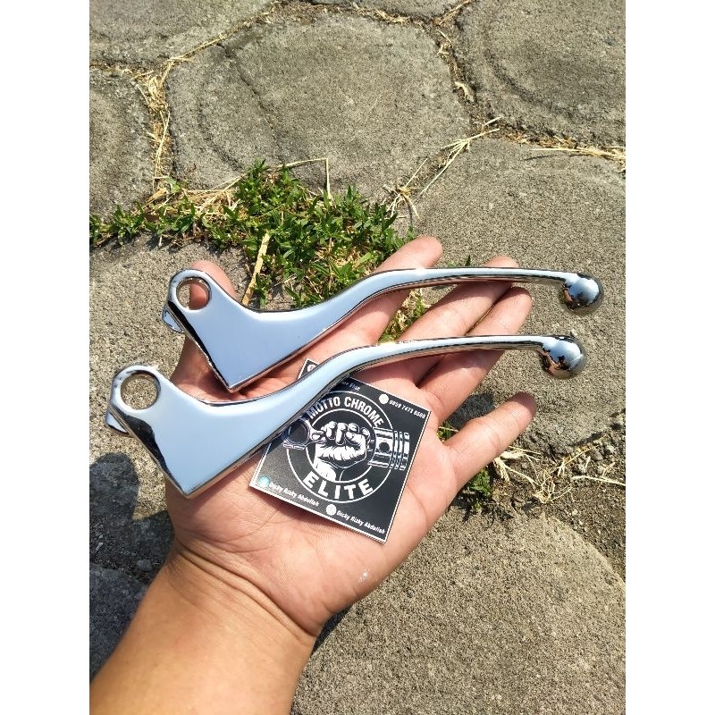 Handle handel hendel kopling kiri Megapro Primus tiger revo GL max ORI HONDA AHM 53178-KEH-601 CHROM