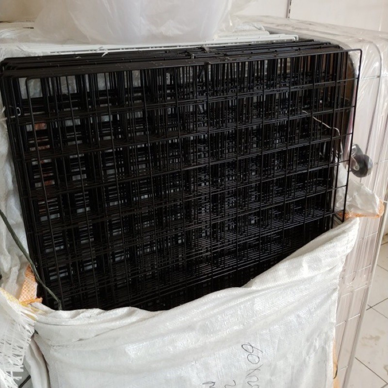 Ram Dinding Kawat Ram Dinding 120cm × 60cm HITAM