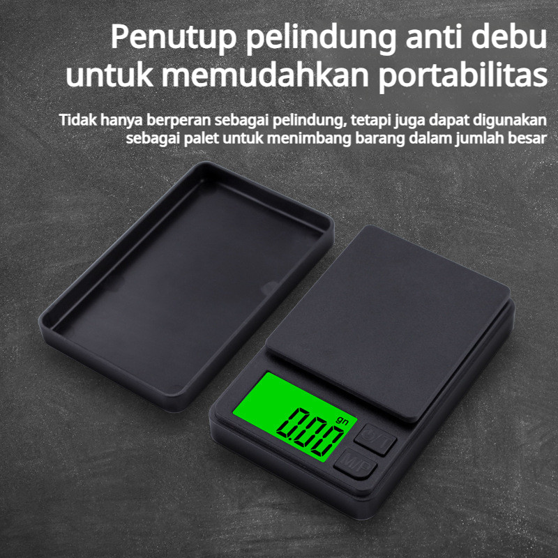 001 Timbangan Perhiasan Presisi Tinggi Timbangan Elektronik Timbangan Dapur Portabel Timbangan Kue T