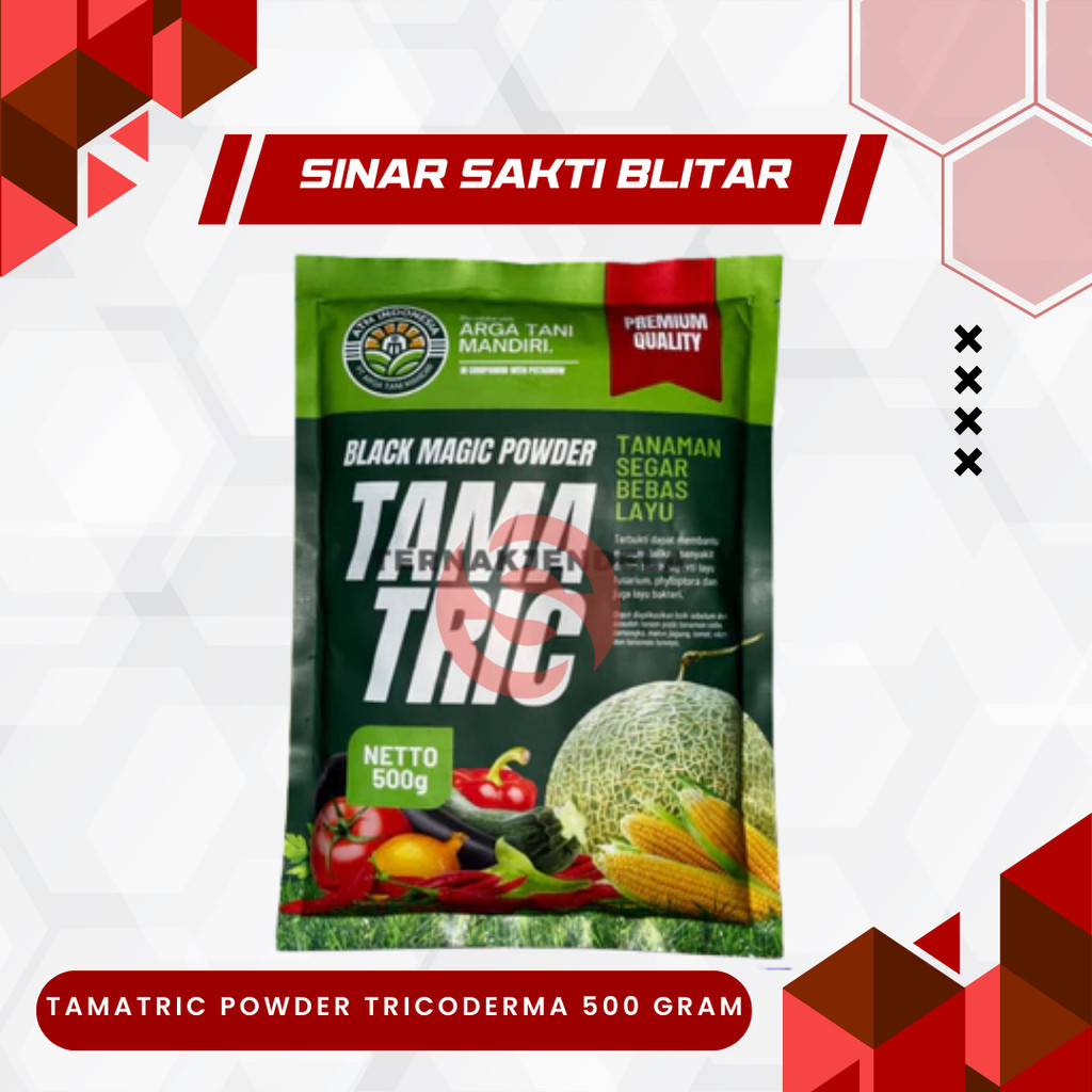 TAMATRIC POWDER TRICODERMA 500 GRAM - Asam Humat Untuk Tanaman