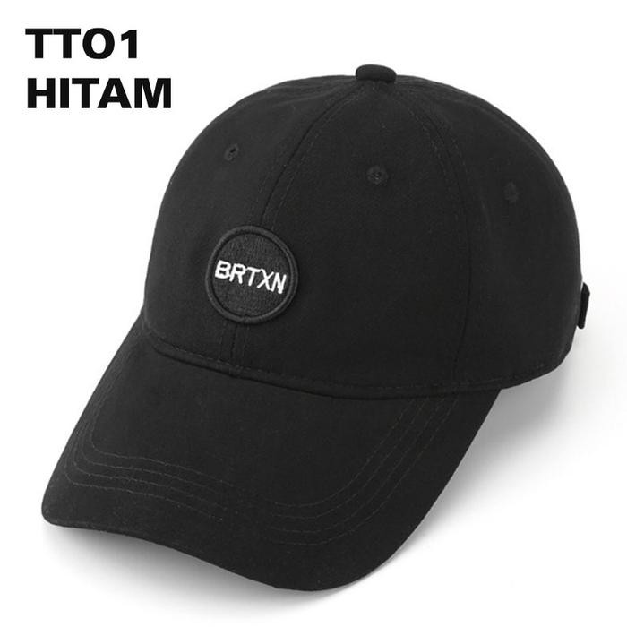 Trend Fashion Fremale~[ Mall] Caramel - Topi Brtxn Distro Baseball Pria Wanita Dewasa Model Hitam Pu