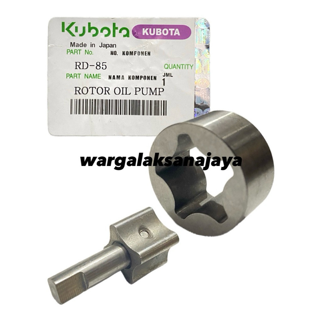 RD65 RD75 RD85 Rotor Oil Pump Pompa Oli Model Old Mesin Kubota [Kubota]
