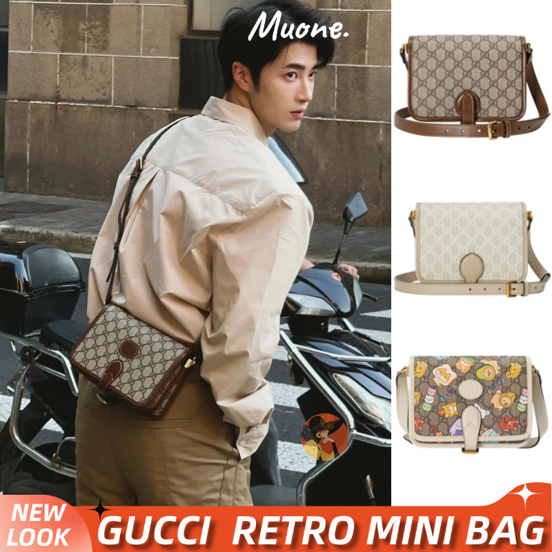 Gucci GG Retro MINI Shoulder Bag Wanita / tas bahu / tas kurir / dompet