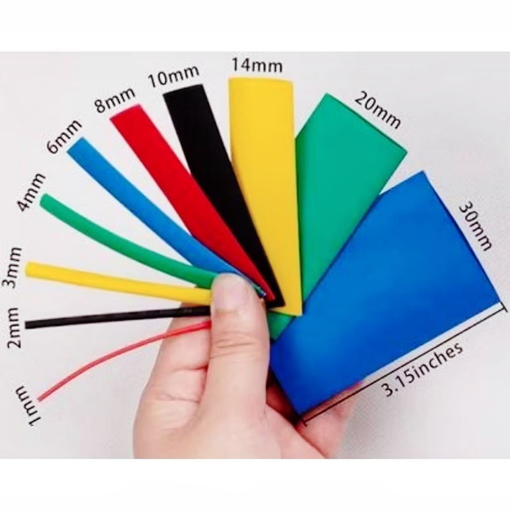 ISOLASI BAKAR PERMETER SELONGSONG KABEL 4mm HEAT SHRINK SELANG BAKAR