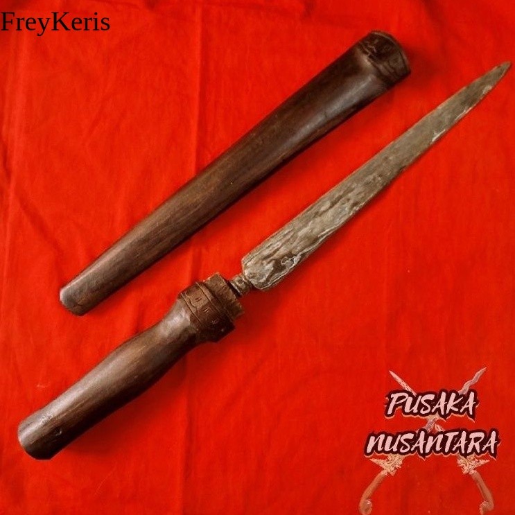 Koleksi Tombak Pleret Pamor Kulit Semongko Sepuh murah laris