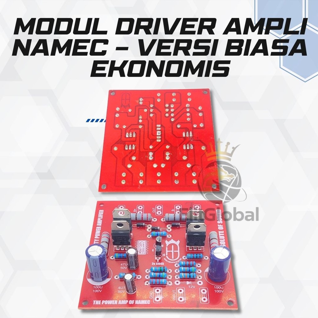 Rangkaian Driver Ampli Namec - Kit Original Kualitas Terbaik
